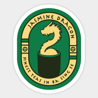 Jasmine Dragon - Rounded Logo Sticker